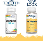Niacinamide 500mg Solaray 100 VegCaps
