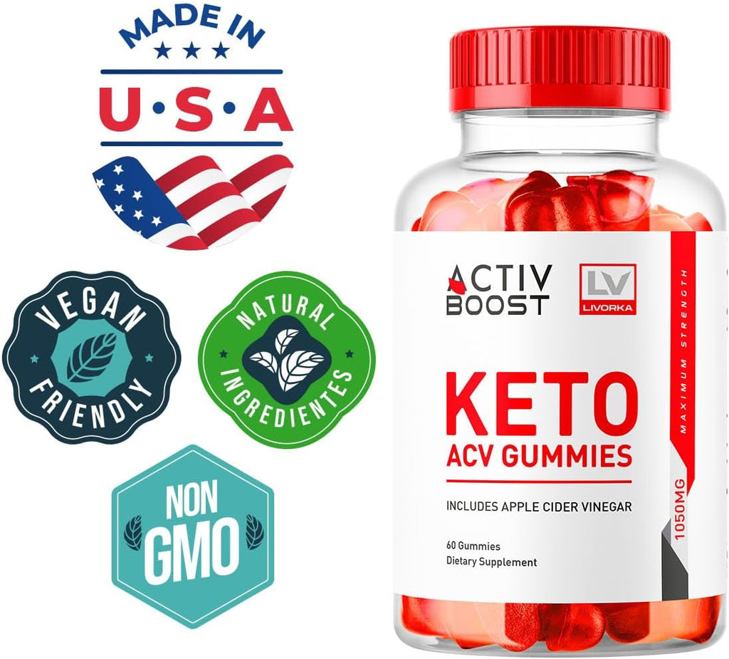 (2 Pack) ActivBoost Keto Gummies Advanced Formula – 120 Gominolas para 2 Meses