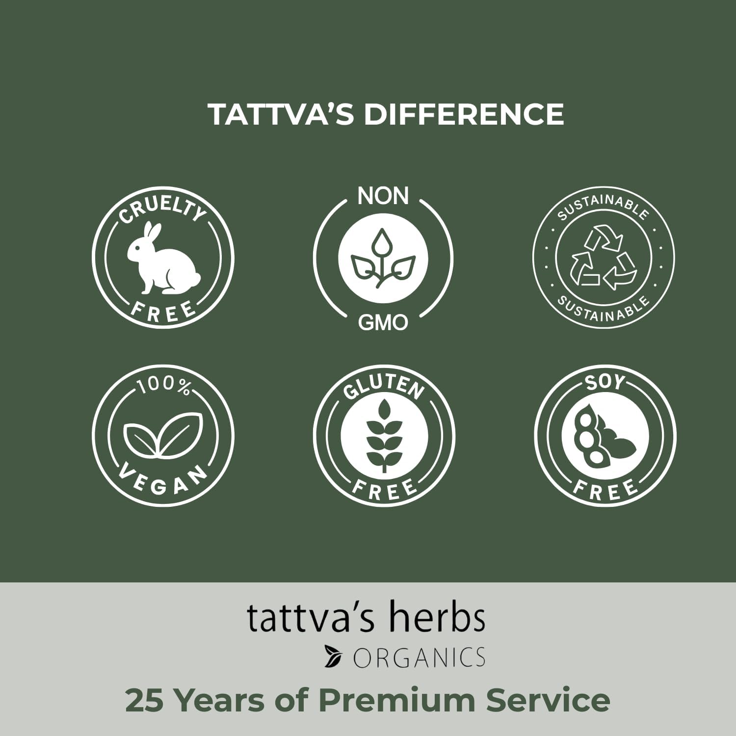 Tattva's Herbs CO2 Holistic Mucuna Pruriens Extract 500 mg – 2 Pack (240 cápsulas vegetales)