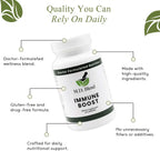 M.D. Blend Immune Boost - Suplemento para el sistema inmunitario, 60 cápsulas