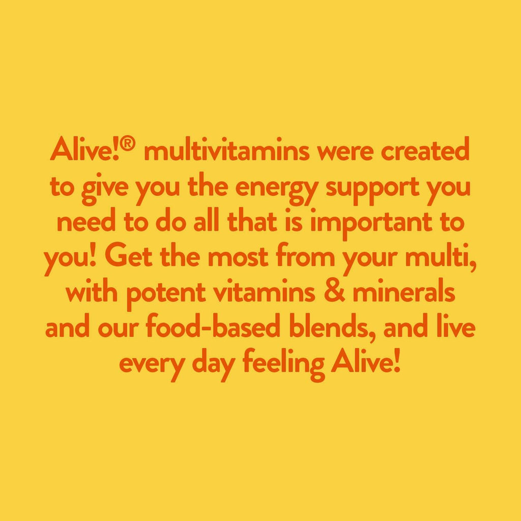 Nature's Way Alive! Multivitamínico de Máxima Potencia, 90 Comprimidos
