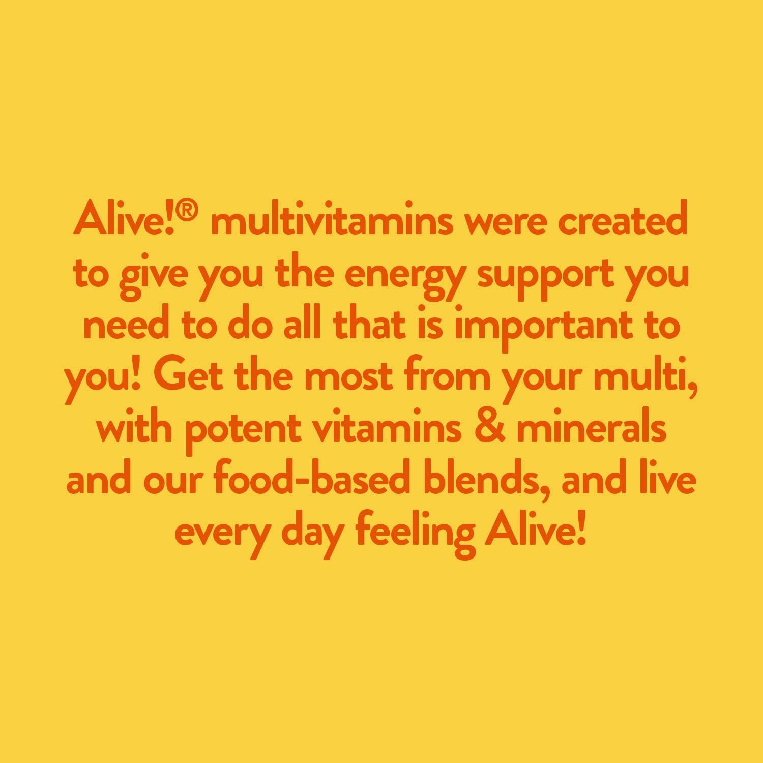 Nature's Way Alive! Multivitamínico de Máxima Potencia, 90 Comprimidos