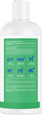 Nutricost Pets Aceite de Salmón Salvaje de Alaska para Perros y Gatos - 946 ml