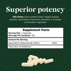 Probase Nutrition Spermidina (10mg de Spermidina 99% 3HCL) 120 Cápsulas