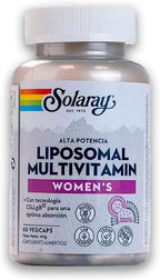 SOLARAY Multivitamínico Liposomal para Mujeres, Alta Absorción - 120 Cápsulas Vegetales