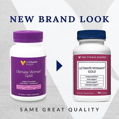 Ultimate Woman’s Gold Multivitamin con Hierro, Vitaminas B y D3 - 90 Comprimidos – Image 2