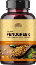 Hebhac Herbs Fenogreco en Cápsulas para Mujeres (60 Cápsulas) – 1000 mg – Complemento Alimenticio para la Lactancia