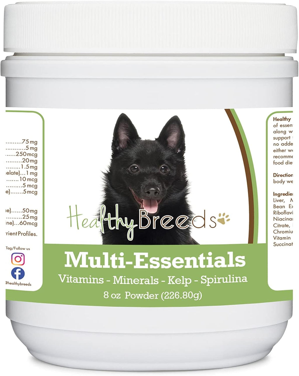 Healthy Breeds Schipperke Multi-Essentials Powder for Dogs - 227 g