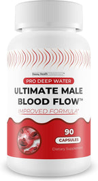 Pro Deep Water Ultimate Male Blood Flow - Fórmula Mejorada - Suplemento para el Flujo Sanguíneo Masculino