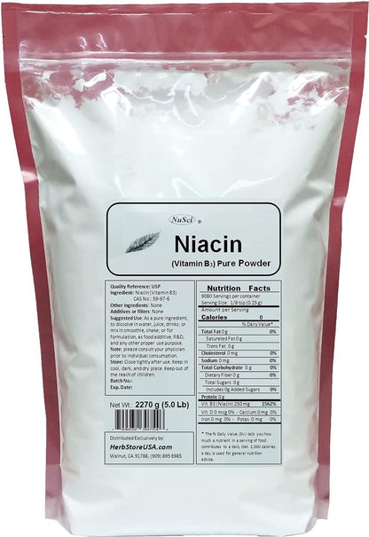 Niacina (Vitamina B3) en Polvo Puro - 1000 g – Image 2