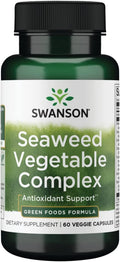 Swanson GRN Complejo de Algas Marinas, 60 Cápsulas Vegetales
