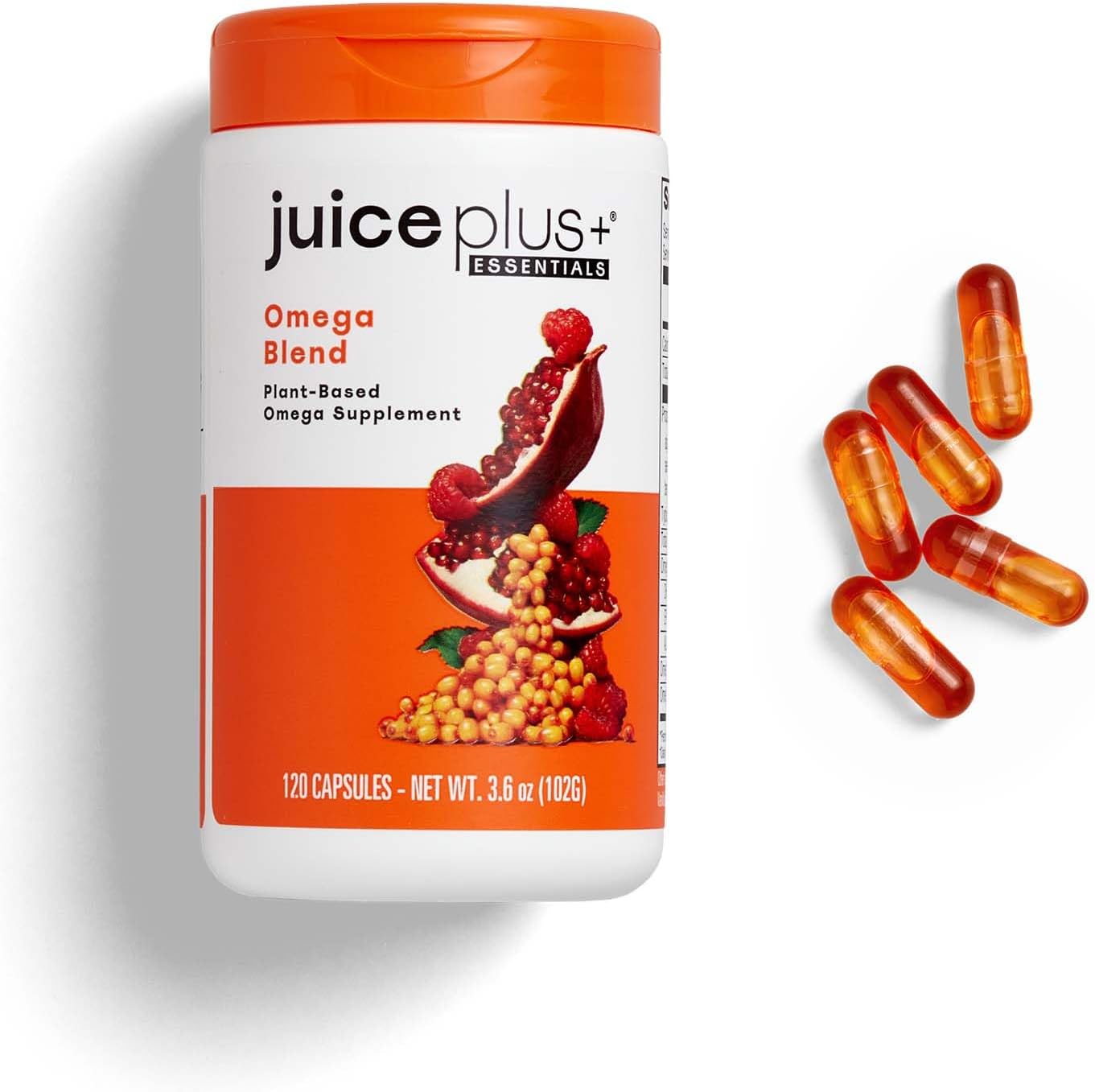 JuicePlus+ Fruit and Vegetable Supplement – Mezcla de 20 Frutas y Verduras, 2 Botellas (120 Dosis)