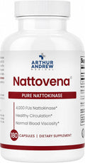 Arthur Andrew Medical Nattovena Nattokinase 4000 FU 180 Capsules