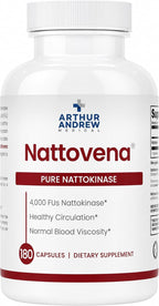 Arthur Andrew Medical Nattovena Nattokinase 4000 FU 180 Capsules