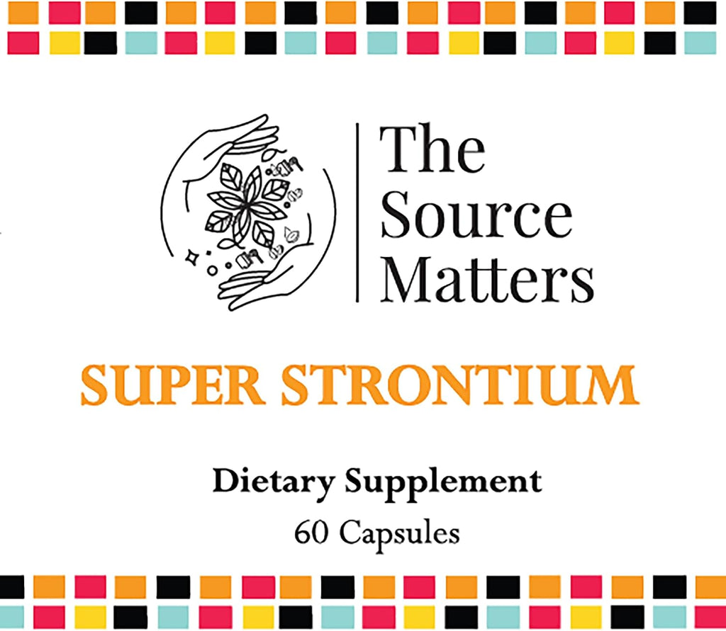 The Source Matters Super Strontium Boost, 60 Cápsulas