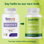 BESTVITE Huperzina A 200mcg – 120 Cápsulas Vegetales