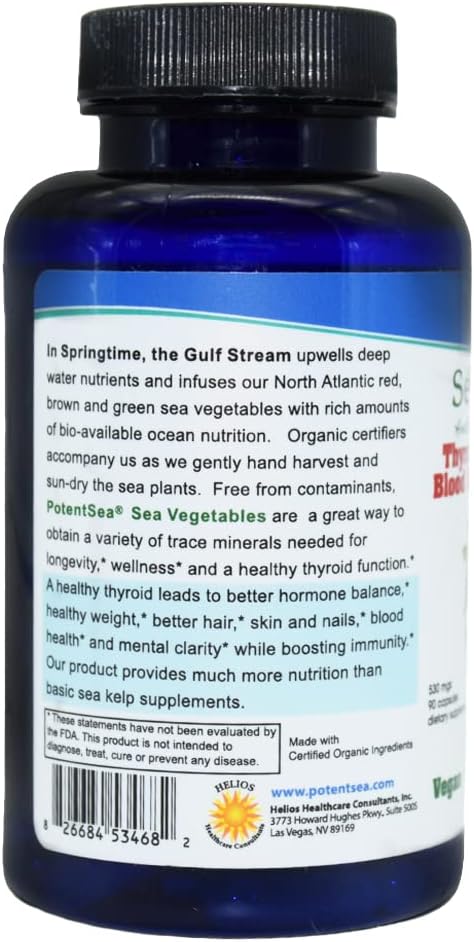 PotentSea Sea Vegetables - 540 mg - 90 Cápsulas
