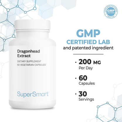 Supersmart - Extracto de Cabeza de Dragón 200mg al Día (Patented) - Suplemento DracoBelle de Cabeza de Dragón | No OGM y Sin – Image 5