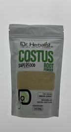 Dr. HERBALIST Polvo de Raíz de Costus 200g - Saussurea Costus Puro (Qust Al-Hindi) con Costunólido | Halal