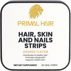 Primal Hair Biotina 5000mcg Tiras Orales Sublinguales – 30 Unidades