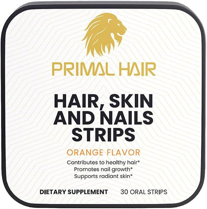 Primal Hair Biotina 5000mcg Tiras Orales – Fórmula limpia: Son veganas, sin gluten, sin azúcar y sin OMG. Apta – Image 8