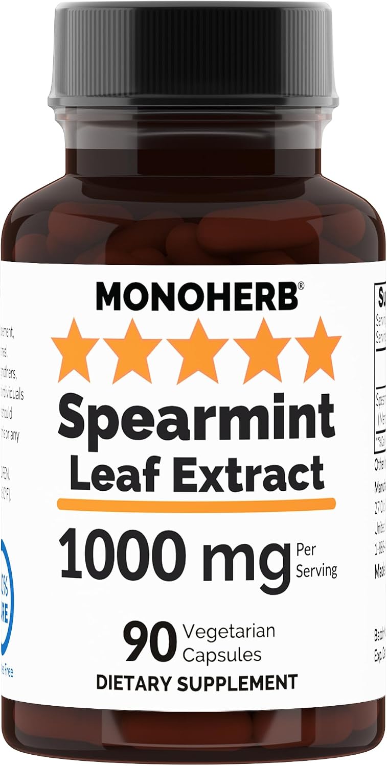 Extracto de Hoja de Menta Verde 1000 mg - 90 Cápsulas Veganas