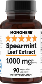 Extracto de Hoja de Menta Verde 1000 mg - 90 Cápsulas Veganas