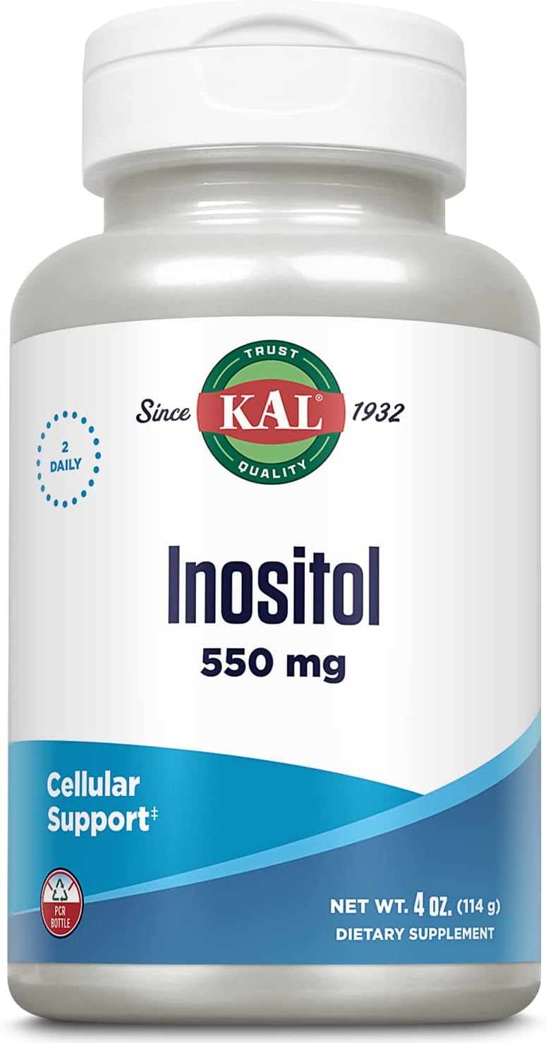 KAL Inositol en Polvo, 550 mg por Ración, 227 g (408 Porciones)