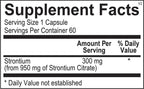 The Source Matters Super Strontium Boost, 60 Cápsulas