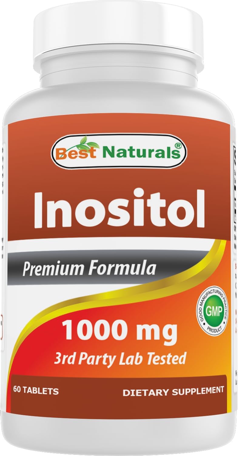Best Naturals Inositol 1000 mg, 120 comprimidos – También llamado vitamina B8