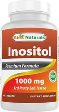 Best Naturals Inositol 1000 mg – 60 Tabletas