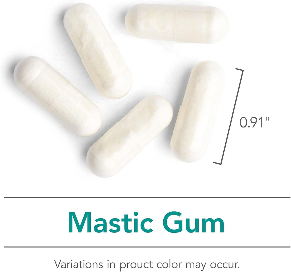 NutriCology Goma de Masticar de Mastic - Chios Mastic Gum - 1000 mg - 120 Cápsulas