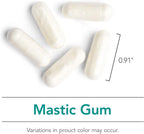 NutriCology Goma de Masticar de Mastic - Chios Mastic Gum - 1000 mg - 120 Cápsulas