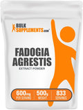 BulkSupplements.com Extracto de Fadogia Agrestis en Polvo - 600mg por Ración, 500g
