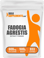 BulkSupplements.com Extracto de Fadogia Agrestis en Polvo - 600mg por Ración, 500g