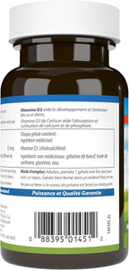 Carlson Vitamin D3 1000 IU - 100 Cápsulas Blandas