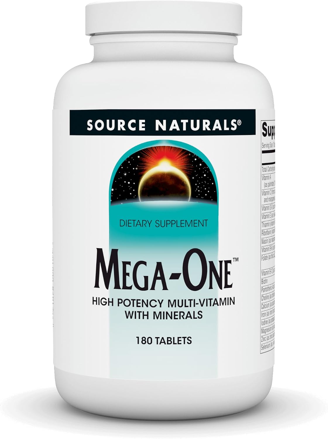 Source Naturals Mega-One Multivitamin with Minerals - 180 Tablets