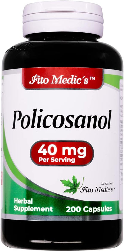 FITO Medic’S Lab Policosanol Supplement, 200 Capsules, Botanical Formula – Image 1