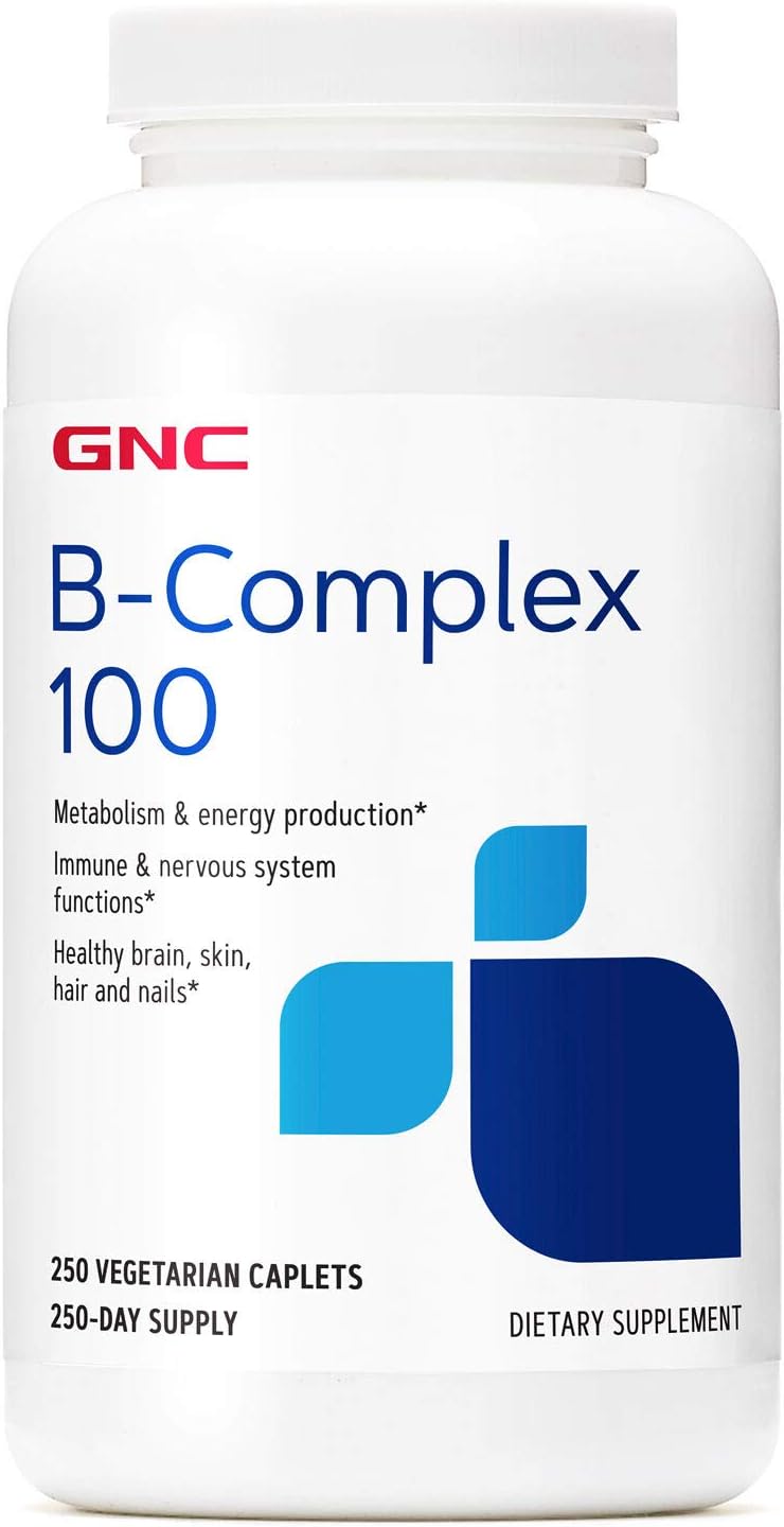 GNC B-Complex Plus Energy | Metabolismo y Producción de Energía | 120 Comprimidos