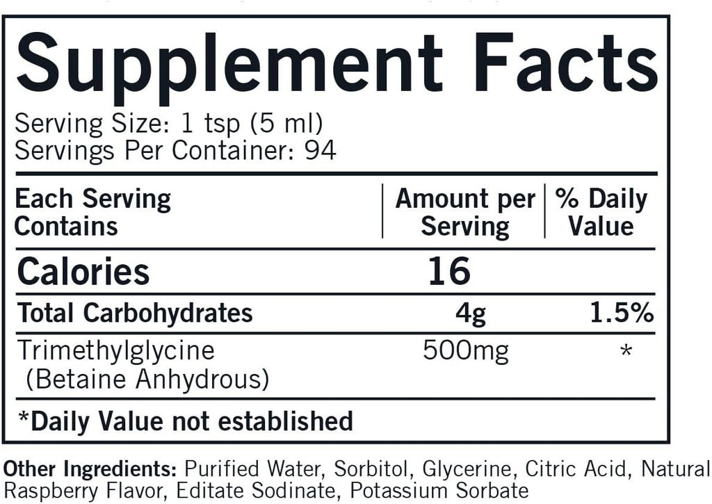 Kirkman TMG (Trimetilglicina) Líquido, 473 ml