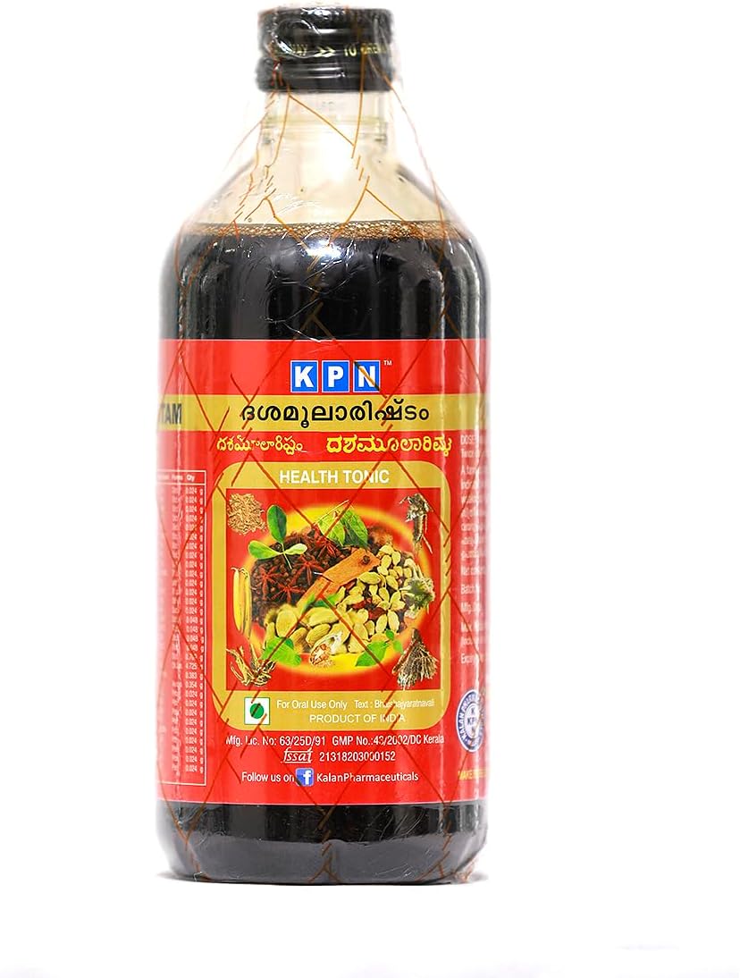 KPN Ayurveda Dasamoolarishtam Líquido (450 ml) – Tónico Ayurvédico para la Digestión y la Vitalidad