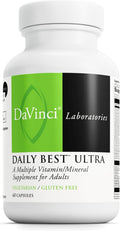 DAVINCI Labs Daily Best Ultra - Complejo Multivitamínico y Mineral, 60 Cápsulas Vegetarianas