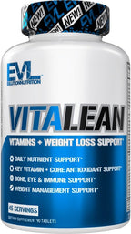 Evlution Nutrition VitaLean - Multivitamínico con Apoyo para Pérdida de Peso - 45 dosis