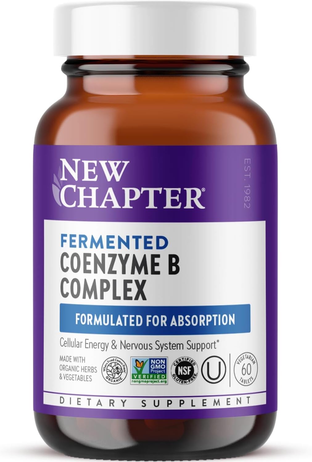 New Chapter Complejo B Fermentado - 60 Comprimidos