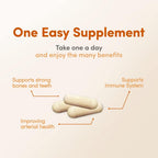 LowTE Florida ADK 10-90 Cápsulas | Complejo de Vitaminas A, D3 y K2 | Alta Potencia con D3 10.000 UI y K2 500 mcg