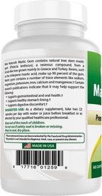 Best Naturals Mastic Gum 500 mg 60 Cápsulas
