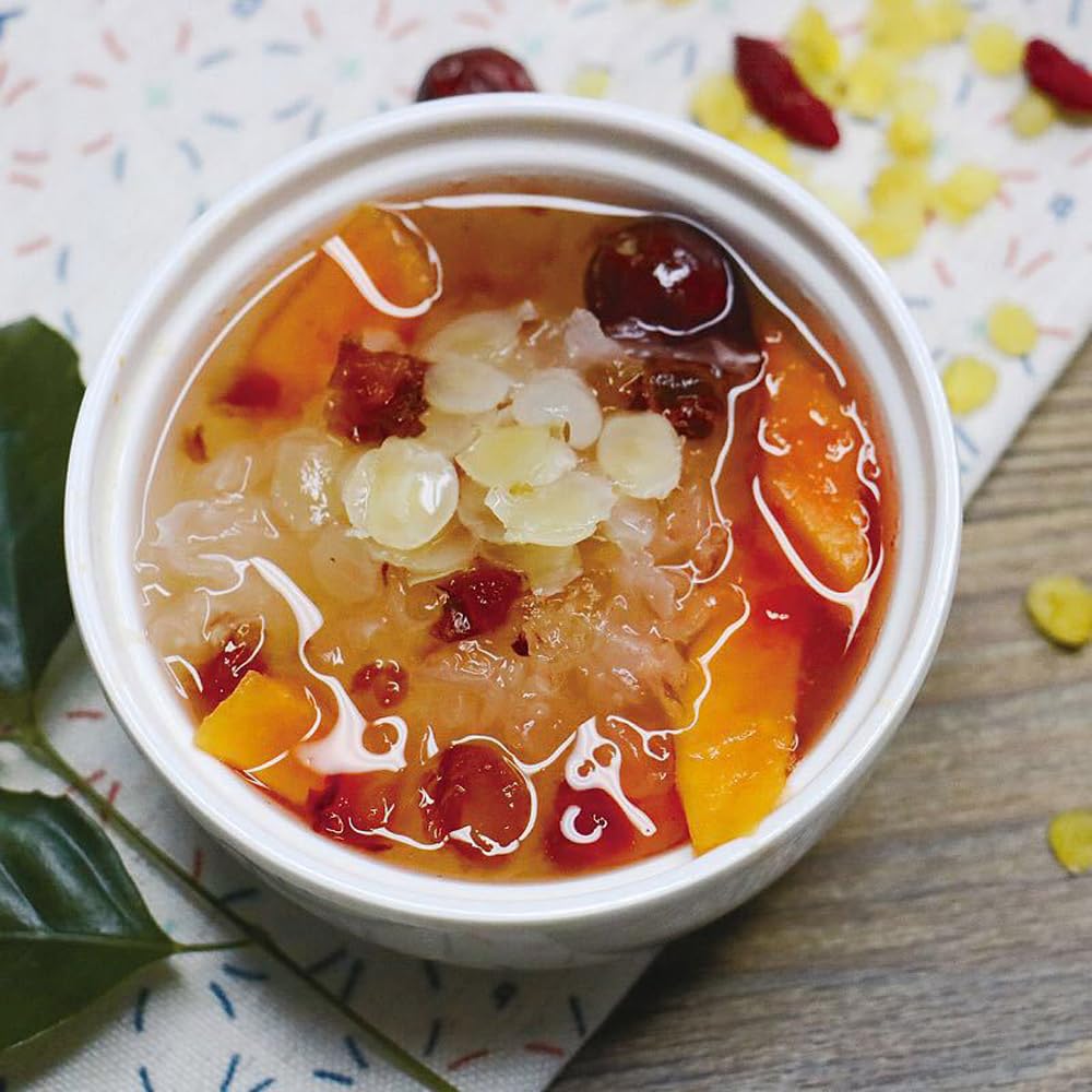Peach Gum Combination — Honey Horn Rice, Snow Yan, Saponin Rice (60 bolsitas)