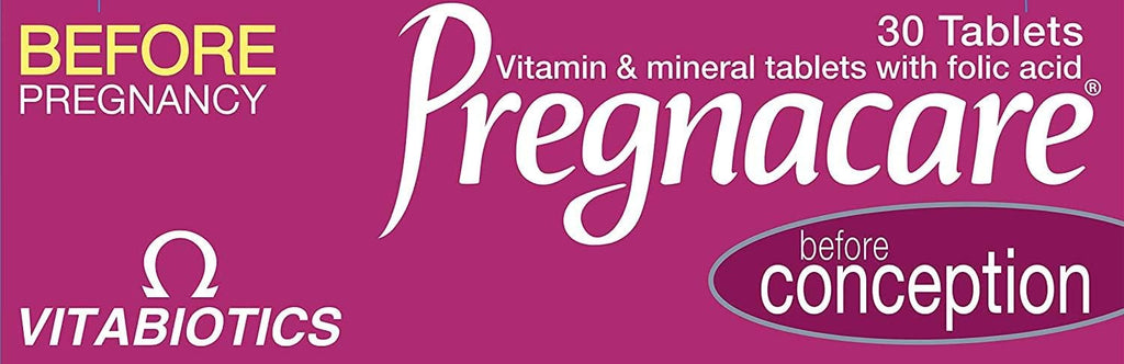 Vitabiotics Pregnacare Antes de la Concepción 30 Comprimidos