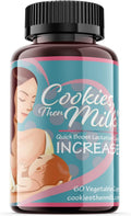 Cookies, Then Milk - Suplemento de Apoyo a la Lactancia, Cápsulas para Aumentar la Leche Materna