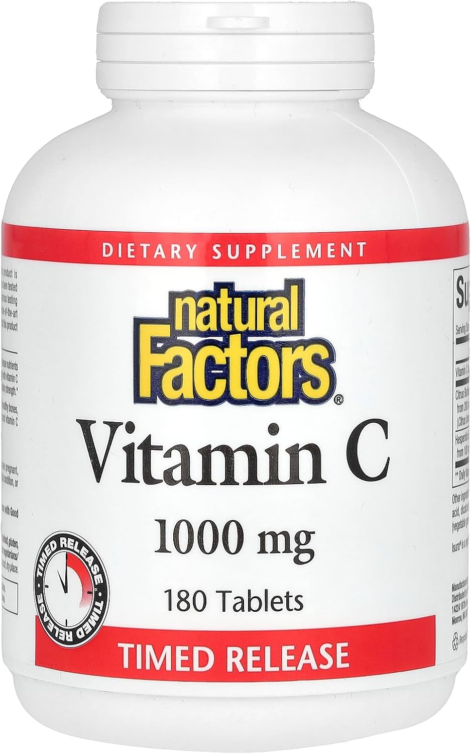 Natural Factors Vitamina C 1000 mg, de Liberación Sostenida